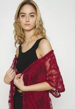 Even&Odd Damen Strickjacke - Bordeaux -Even&Odd Verkäufe 2023 00e1b03791544f988ed3dd646dc603f2