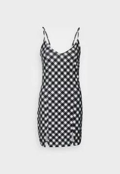 Even&Odd Damen Jerseykleid - Black/white -Even&Odd Verkäufe 2023 012faf6cc06d4fd0bf50b8f37095c069