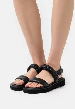 Even&Odd Damen Riemensandalette - Black