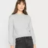 Even&Odd Damen POINTELLE CREW NECK JUMPER - Strickpullover - Mottled Light Grey -Even&Odd Verkäufe 2023 01fd94296d474d5f827668e65b1e2502