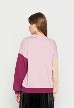 Even&Odd Damen Sweatshirt - Beige/pink/bordeaux -Even&Odd Verkäufe 2023 024b855dd6d542dea61650065b1aa579