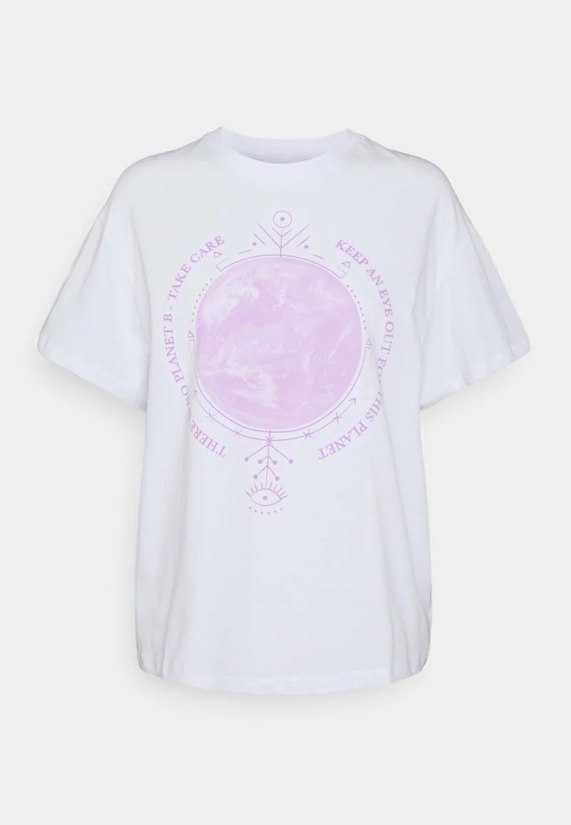 Even&Odd Damen T-Shirt Print - White 3 Even&Odd Damen T-Shirt Print - White