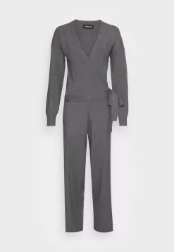 Even&Odd Damen WRAPPED CARDIGAN SET - Strickjacke - Mottled Dark Grey -Even&Odd Verkäufe 2023 041530c899c34755988d274499078e28