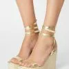 Even&Odd Damen High Heel Sandalette - Gold -Even&Odd Verkäufe 2023 055a017d74474b8b8080df300a1edf12