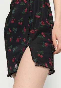 Even&Odd Damen Freizeitkleid - Black/lilac/blue -Even&Odd Verkäufe 2023 0596e8a6ad9f4c6e82651fff96b9b5da