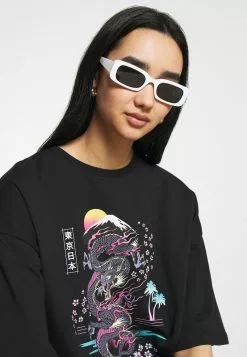 Even&Odd Damen T-Shirt Print - Black -Even&Odd Verkäufe 2023 071d1096da7b44e9991436d857d077f7