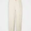 Even&Odd Damen Loose Fit Joggers With Contrast - Jogginghose - Off-white