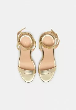 Even&Odd Damen High Heel Sandalette - Gold -Even&Odd Verkäufe 2023 08af44a320fe42c8aa31e08a039b0911