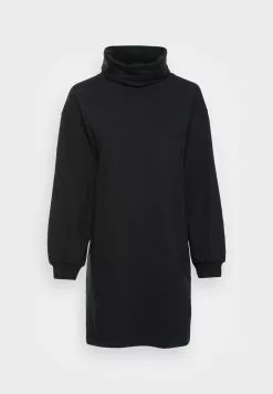 Even&Odd Damen Casual Sweat Collar Winter Mini Dress - Freizeitkleid - Black -Even&Odd Verkäufe 2023 08cecfe36b0f4441b9539aab16829b58