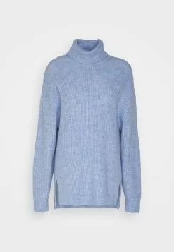 Even&Odd Damen Strickpullover - Mottled Light Blue -Even&Odd Verkäufe 2023 095abefcedfe42cbae832613c5a09f6e