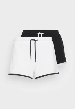 Even&Odd Damen 2 PACK - Shorts - Black/white -Even&Odd Verkäufe 2023 096308b5355046e38ab300b55c7d17e7