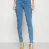 Even&Odd Damen Jeggings - Light Blue Denim