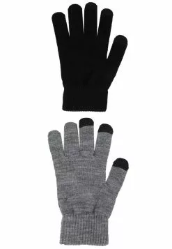 Even&Odd Damen 2 PACK - Fingerhandschuh - Black/grey -Even&Odd Verkäufe 2023 0fecf6b45c4b4363a4a2e43c6dec6954