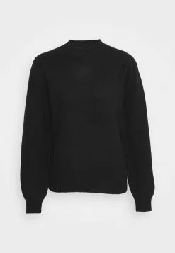 Even&Odd Damen PUFF SLEEVE JUMPER - Strickpullover - Black -Even&Odd Verkäufe 2023 100922cce02e415393a4e779fb73bc47