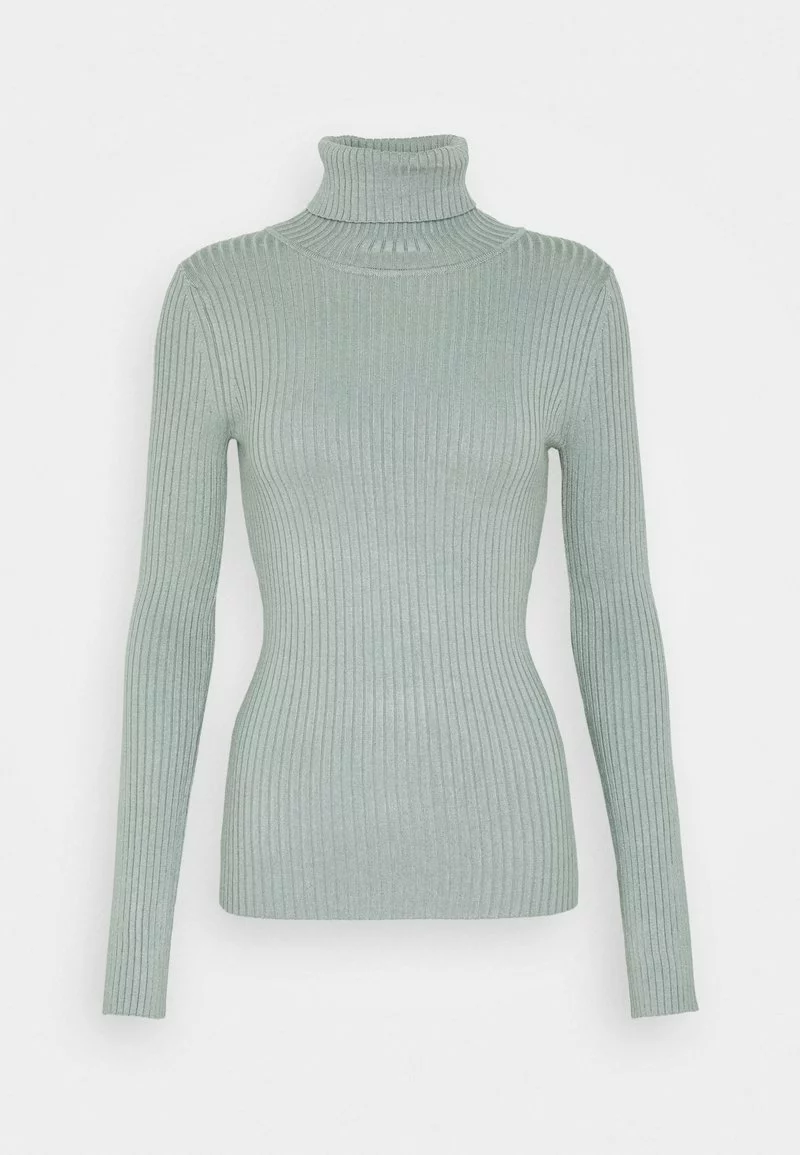 Even&Odd Damen BASIC TURTLE NECK - Strickpullover - Light Green 7 Even&Odd Damen BASIC TURTLE NECK - Strickpullover - Light Green – Bild 5