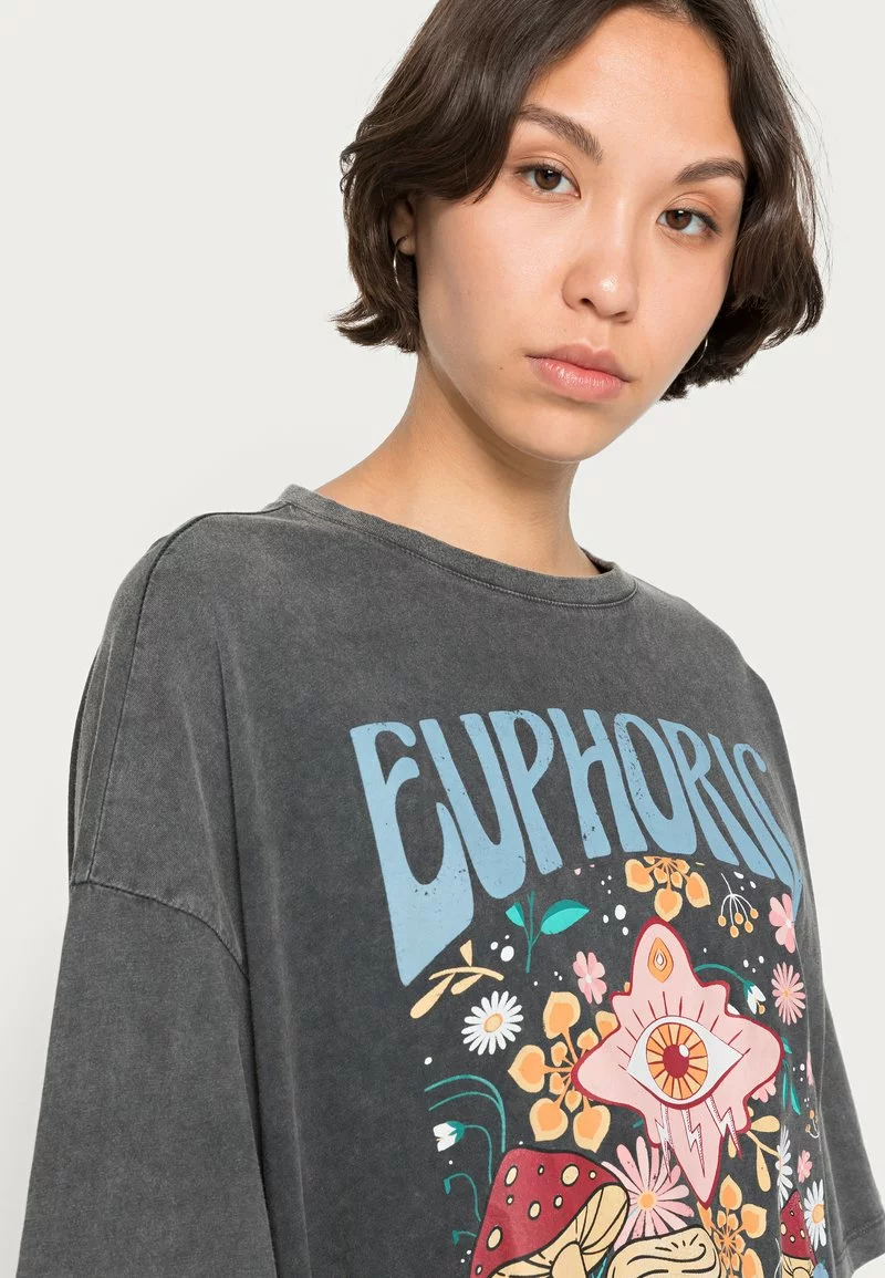 Even&Odd Damen T-Shirt Print - Black 7 Even&Odd Damen T-Shirt Print - Black – Bild 5