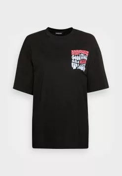 Even&Odd Damen T-Shirt Print - Black -Even&Odd Verkäufe 2023 1424cb7cd61340f789d56c1583fbc887