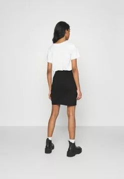 Even&Odd Damen Asymetric Overlap Wrap Mini High Waisted Skirt - Bleistiftrock - Black -Even&Odd Verkäufe 2023 17980c02c30940dbb5eef43ab569ab76