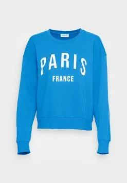 Even&Odd Damen PRINTED LOOSE FIT - Sweatshirt - Blue -Even&Odd Verkäufe 2023 1999100325804d79be5c5c68619f638d