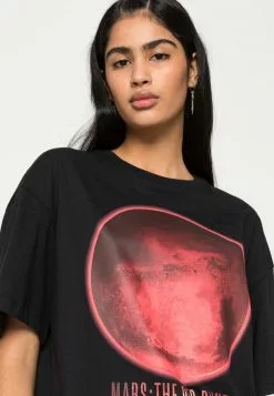 Even&Odd Damen T-Shirt Print - Black -Even&Odd Verkäufe 2023 1b38e1f9fa544f49914f05553c40baf7