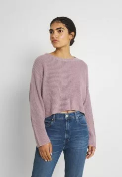 Even&Odd Damen CROPPED JUMPER - Strickpullover - Lilac