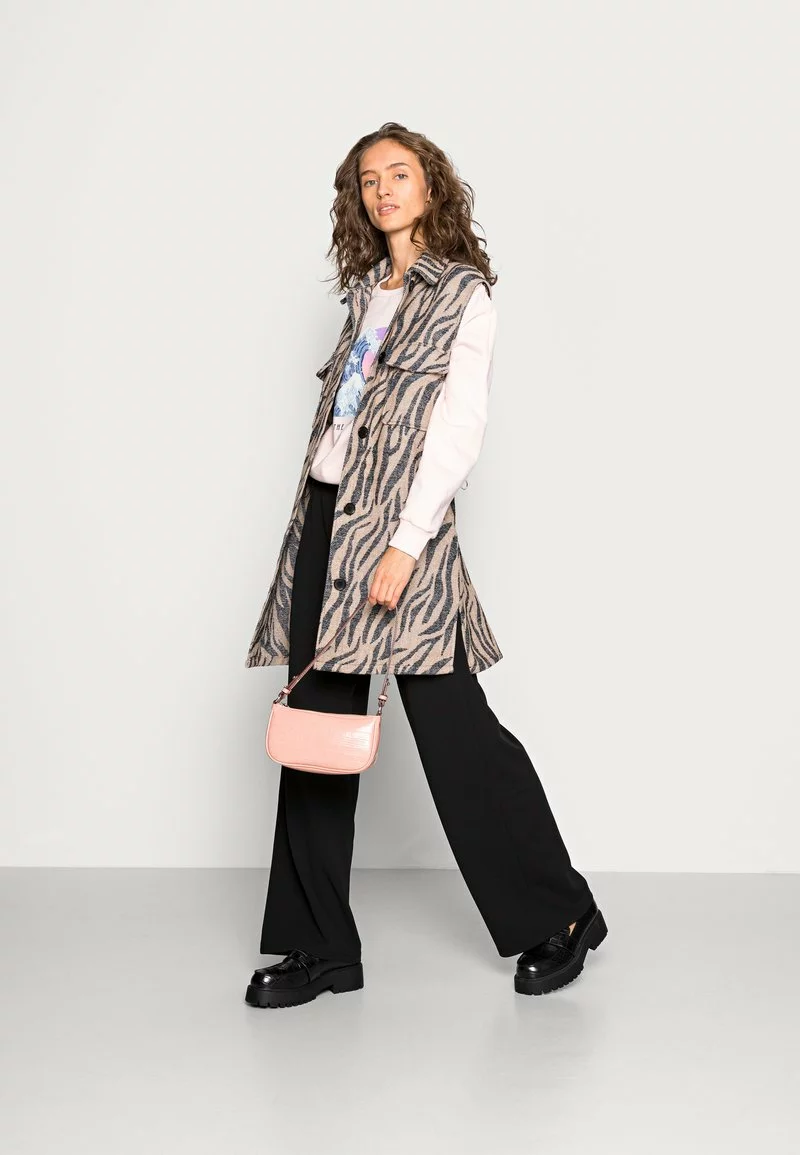 Even&Odd Damen Basic Wide Leg Trousers - Stoffhose - Black 4 Even&Odd Damen Basic Wide Leg Trousers - Stoffhose - Black – Bild 2