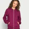 Even&Odd Damen BASIC HOODIE JACKET WITH POCKETS - Kapuzenpullover - Purple
