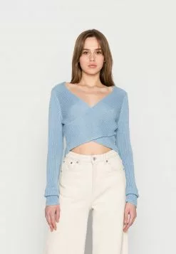 Even&Odd Damen Strickpullover - Light Blue