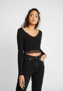 Even&Odd Langarmshirt - Black | Damen