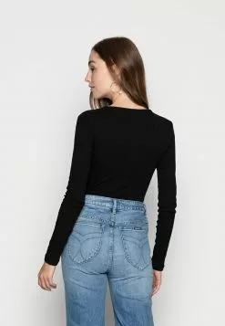 Even&Odd BODYSUIT BASIC - Langarmshirt - Black | Damen -Even&Odd Verkäufe 2023 214c3f710e0c4d9b9a26071e900e8325