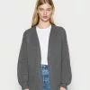 Even&Odd Damen Strickjacke - Mottled Dark Grey -Even&Odd Verkäufe 2023 21591b67880e436ca7100fd96ecdc767