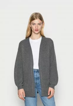 Even&Odd Damen Strickjacke - Mottled Dark Grey