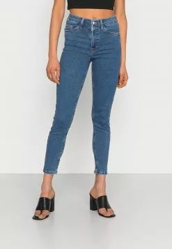 Even&Odd Damen Jeans Skinny Fit - Blue Denim