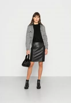 Even&Odd Damen BALLOON SLEEVE JUMPER - Strickpullover - Black -Even&Odd Verkäufe 2023 2229f1aae62b4e58ab1868edb56f6a0e