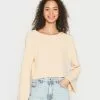 Even&Odd Damen Strickpullover - Sand