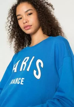 Even&Odd Damen PRINTED LOOSE FIT - Sweatshirt - Blue -Even&Odd Verkäufe 2023 25534442ecc446bd9a4bfe2e00676195