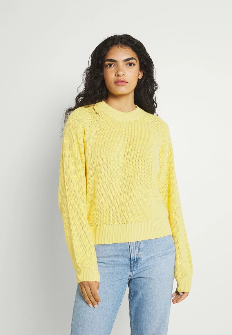 Even&Odd VOLUME SLEEVE JUMPER - Strickpullover - Light Yellow | Damen 3 Even&Odd VOLUME SLEEVE JUMPER - Strickpullover - Light Yellow | Damen