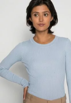 Even&Odd Damen Strickpullover - Mottled Light Blue -Even&Odd Verkäufe 2023 26c6a173b0f640f2a9845e50c18a24e8