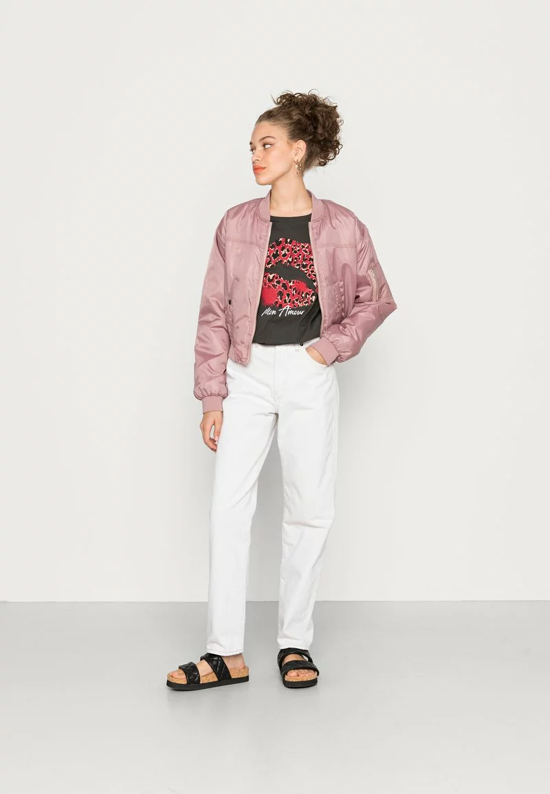 Even&Odd T-Shirt Print - Anthracite | Damen 4 Even&Odd T-Shirt Print - Anthracite | Damen – Bild 2