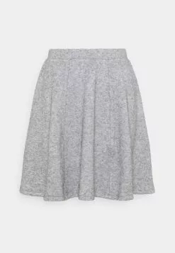 Even&Odd Damen Flared Mini Knitted Skirt - Minirock - Mottled Grey -Even&Odd Verkäufe 2023 2998abb2e7a44a6a807f16d22364e49e