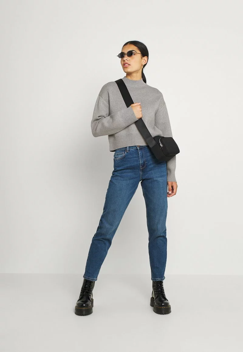 Even&Odd Damen Strickpullover - Mottled Grey 4 Even&Odd Damen Strickpullover - Mottled Grey – Bild 2