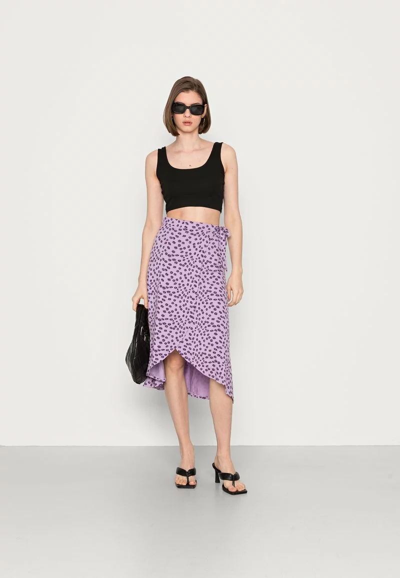 Even&Odd Damen Wickelrock - Purple 4 Even&Odd Damen Wickelrock - Purple – Bild 2