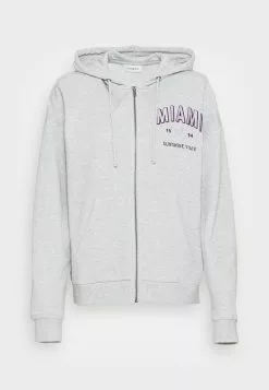 Even&Odd Damen EMBROIDERED OVERSIZED HOODED ZIP JACKET - Sweatjacke - Mottled Light Grey -Even&Odd Verkäufe 2023 2aaac35d271f4755ab7834d4ef96acb5