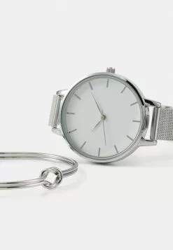 Even&Odd Damen SET - Uhr - Silver-coloured -Even&Odd Verkäufe 2023 2ad291bb07f6453781aeab12a92ee234
