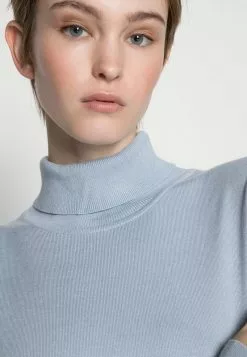 Even&Odd Damen BASIC TURTLE NECK JUMPER - Strickpullover - Light Blue -Even&Odd Verkäufe 2023 2aefe38fd70649c2ad3e55cdd9ea86e0