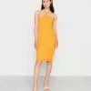 Even&Odd Jerseykleid - Dark Yellow | Damen -Even&Odd Verkäufe 2023 2b3e56db82de452c8ce66ec2acbe8696