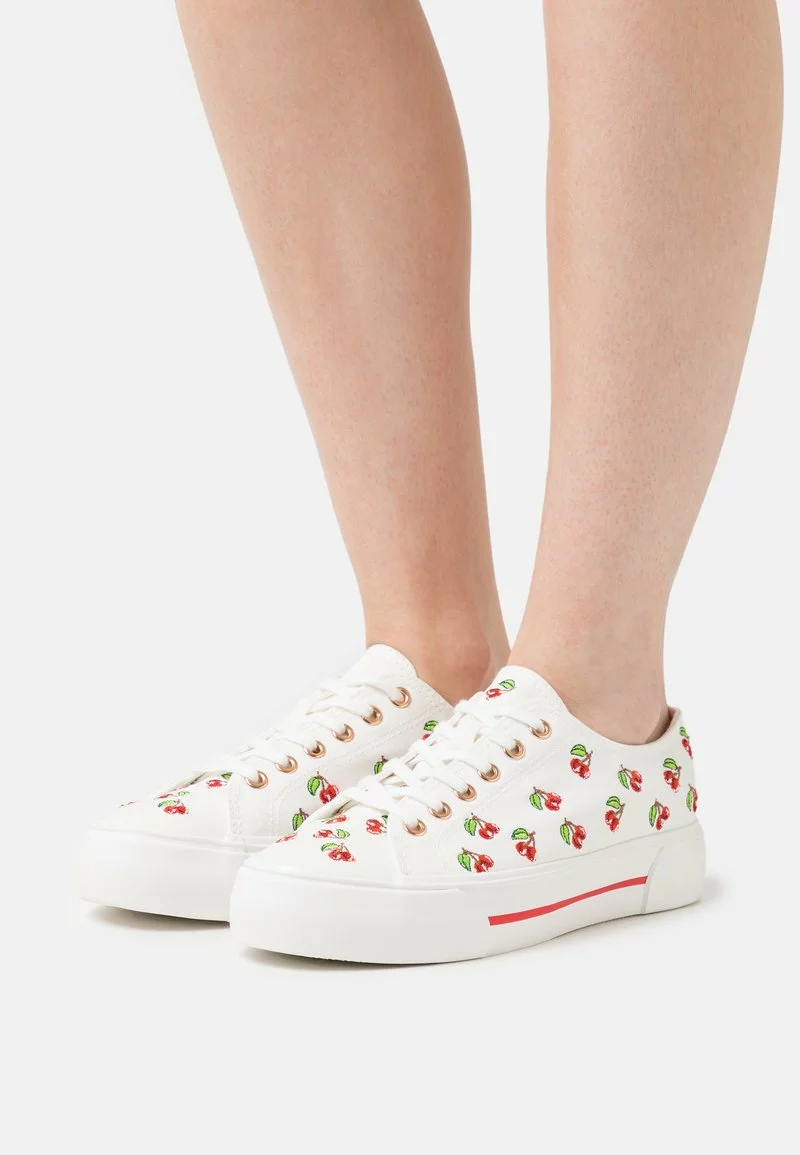 Even&Odd Sneaker Low - White/red | Damen 3 Even&Odd Sneaker Low - White/red | Damen