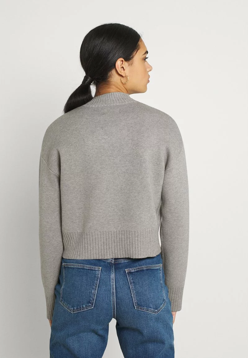 Even&Odd Damen Strickpullover - Mottled Grey 5 Even&Odd Damen Strickpullover - Mottled Grey – Bild 3