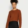 Even&Odd Damen CREWNECK JUMPER - Strickpullover - Brown -Even&Odd Verkäufe 2023 2c1ae63292364aaaa7734f15702967ef