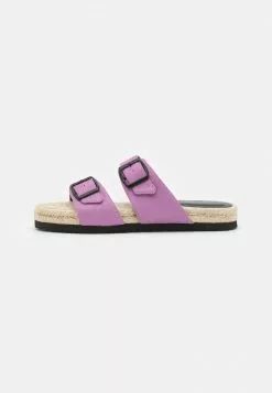 Even&Odd Damen Pantolette Flach - Lilac